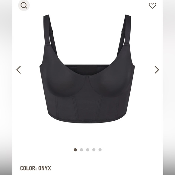 SKIMS Logo Shine Demo Corset Bra 46F/DDD - Picture 6 of 6